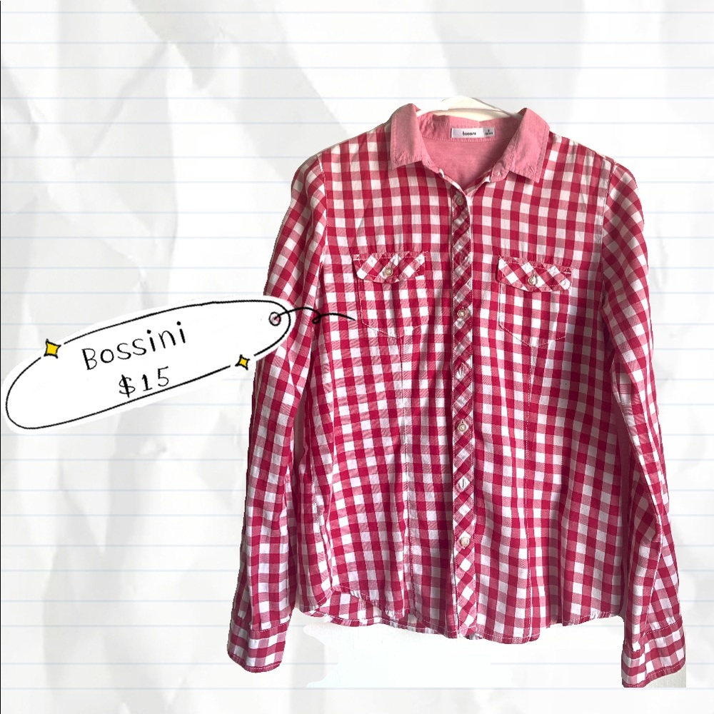 Bossini Pink Caro Shirt